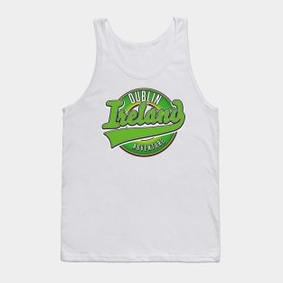 ireland dublin vintage logo Tank Top